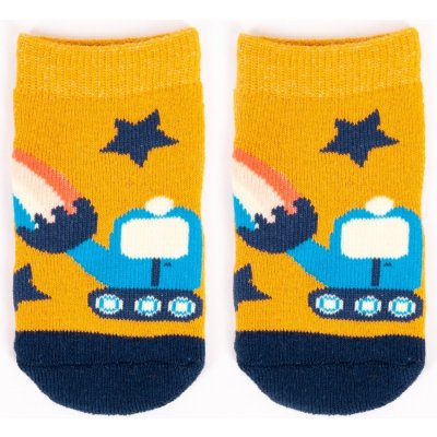 Kojenecké froté ponožky Bagr – Zboží Mobilmania