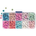 dp Craft Plastové korálky navlékací s písmeny v plastové krabičce (282ks) barevné – Hledejceny.cz