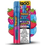 Kurwa Rocket Strawberry Raspberry 20 mg 1 200 potahů – Zboží Dáma