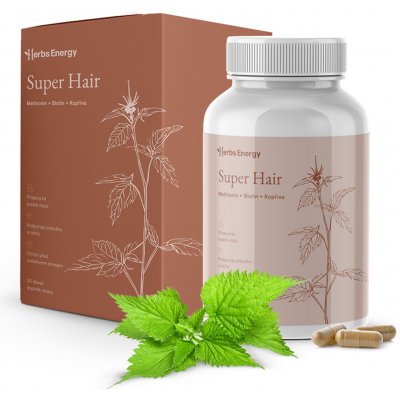 Herbs Energy Super Hair Methionin + Biotin 90 kapslí – Hledejceny.cz