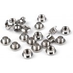 Průchodka šroubovací vnitřní Ø5 mm / vnější Ø11 mm Varianta: nikl, Balení: 10 pár – Zboží Dáma