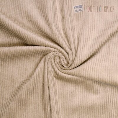 Manšestr světle béžový – Zboží Dáma