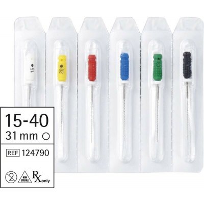 smartdent Hedstroemfeilen 31mm ISO 015-040 6ks – Hledejceny.cz