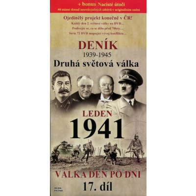 Deník 2. světové války - leden 1941 DVD – Zboží Mobilmania