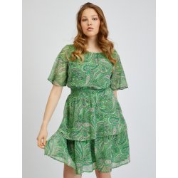 Orsay dámské vzorované šaty zelené