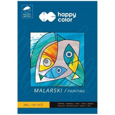 Happy Color Blok malířský A3 200g/10arch – Zboží Mobilmania