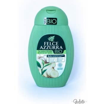 Felce Azzurra BIO Thé verde e Zenzero Doccia Gel BIO sprchový gel 250 ml