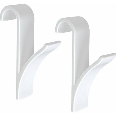 Verk 01756 Závěsný háček do koupelny 2 ks bílý – Zbozi.Blesk.cz