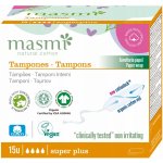 Masmi tampony Super Plus z organické bavlny 15 ks – Sleviste.cz