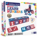 MAGNA-TILES Magnetická stavebnice microMAGS Learn Numbers 56 ks – Zboží Mobilmania