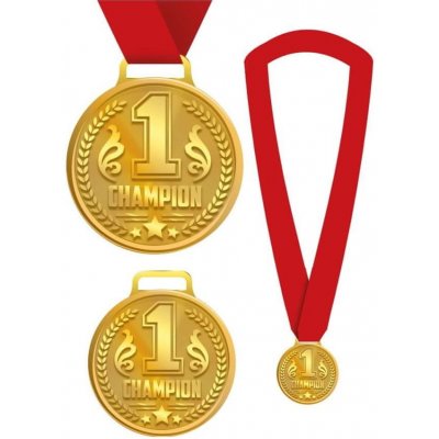 Medaile Champion zlatá šampión