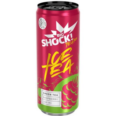 Big Shock! Ice Tea Green Tea Raspberry 330 ml – Zboží Dáma