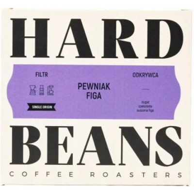 Hard Beans Coffee Tvrdá káva Beans Certain Figa Filter zrnková 250 g – Hledejceny.cz