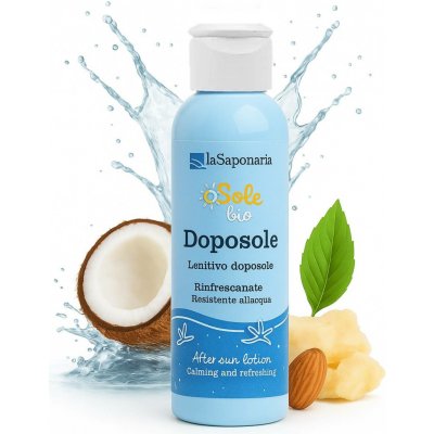 laSaponaria sprchový gel a šampon po opalování BIO 150 ml – Zboží Dáma