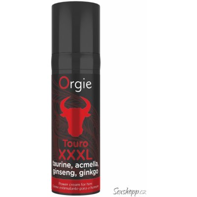 Orgie Touro XXXL Stimulační krém pro lepší erekci 15 ml – Zboží Mobilmania