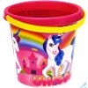 Hračka na písek Lamps Baby kbelík na písek jednorožec holčičí růžový s obrázkem Unicorn 17 cm