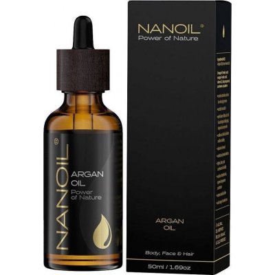 Nanoil Arganový olej pro péči o vlasy a tělo 50 ml – Hledejceny.cz