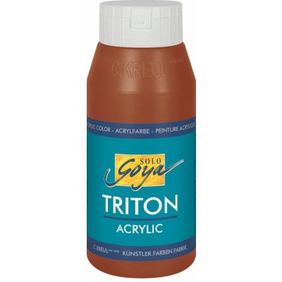 Akrylová barva Solo Goya TRITON 750 ml Dark Oxide Brown – Sleviste.cz