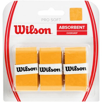 Wilson Pro Soft overgrip 3ks zlatá