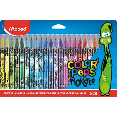 Maped 5401 Dětské fixy Color'Peps Monster 24 ks – Zboží Dáma