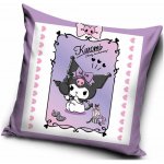 Carbotex Velurový polštář Kuromi motiv Roztomilá rebelka 40x40 – Hledejceny.cz