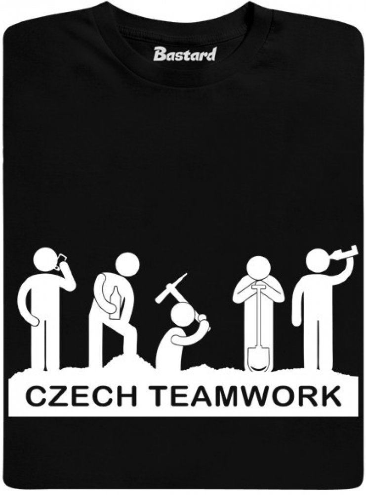 Bastard Czech Teamwork pánské tričko černé | Srovnanicen.cz