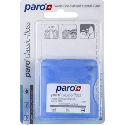 Paro Classic zubní nit voskovaná 50 m – Zboží Dáma