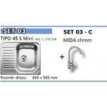 Set Blanco Tipo 45 S Mini + Mida – Zboží Dáma
