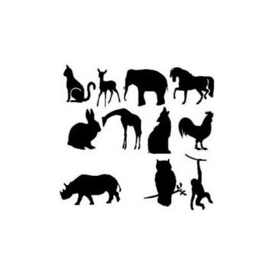Artemiss Zvěř plastová šablona 132 B 14,5x14,5cm – Zboží Dáma