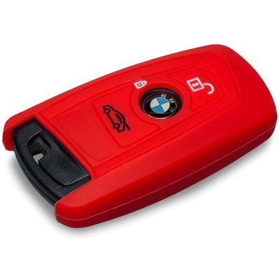 Klíčenka Ochranné silikonové pouzdro na klíč pro BMW novější modely červená