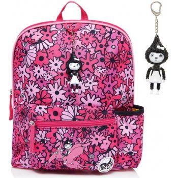 Babymel batoh ZIP a ZOE floral pink 7621