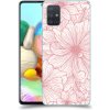 Pouzdro a kryt na mobilní telefon Samsung Pouzdro ACOVER Samsung Galaxy A71 A715F s motivem Floral I