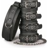 SM, BDSM, fetiš Sada EasyToys Fetish set with Collar Ankle and Wrist Cuffs