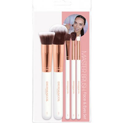 Dermacol Sada kosmetických štětců Rose Gold D51, D55, D81, D82, D83 – Zboží Dáma