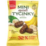 SEMIX Mini Müsli tyčinky s banány bez lepku 70 g – Zboží Dáma