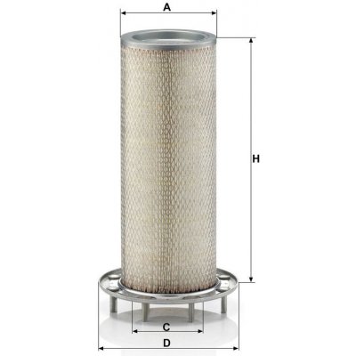 MANN-FILTER Vzduchový filtr MANN MF CF16166 – Hledejceny.cz