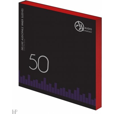 Audio Anatomy INNER SLEEVES 12″ Provedení: Red 50 – Zboží Živě