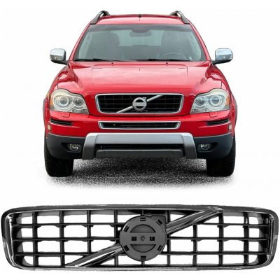 Maska Volvo XC90 (2002-2014) - černá s chromem | Zboží Auto