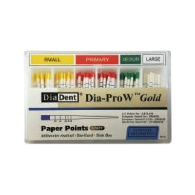 DiaDent Čepy papírové speciální Dia-ProW Gold MP268-S601 - Vel./šíře: malá – Hledejceny.cz