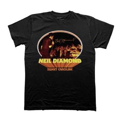 Neil Diamond Unisex T-shirt: Sweet Caroline Oval – Zboží Mobilmania