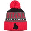 Čepice adidas Ottawa Senators Cuffed Knit Hat With Pom