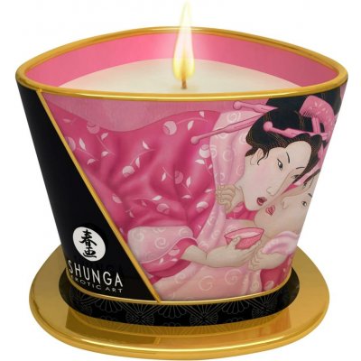 Shunga Massage Candle Rose Petals 170 ml – Zboží Mobilmania