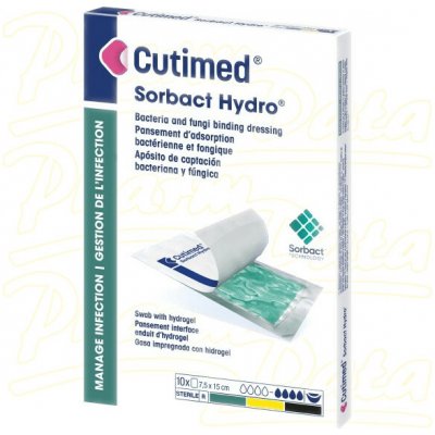 Cutimed Sorbact Hydro antimikr.krytí 7,5 x 15 cm 10 ks – Zboží Dáma