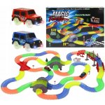 Nobo Kids Zářící autodráha 528el Magic Track 2 auta – Zboží Mobilmania