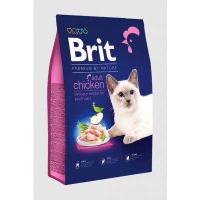 Brit Premium by Nature Cat Adult Chicken 16 kg – Zbozi.Blesk.cz