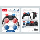 iPega P5029 PlayStation 4/5 controller cap set, red/blue