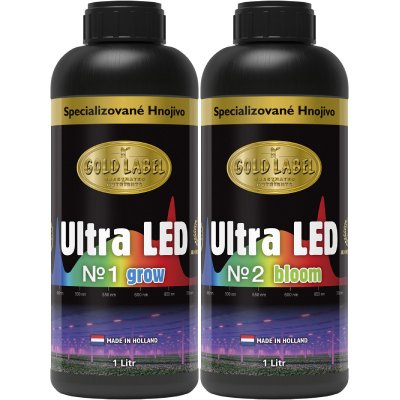 Gold Label Ultra LED No.1 Grow + No.2 Bloom 500 ml – Zboží Mobilmania