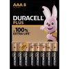 Baterie primární Duracell Plus Power AAA 8ks MN2400B8