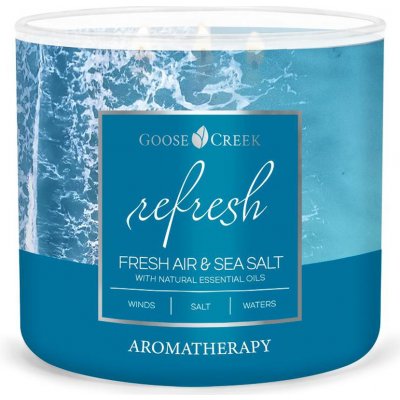 Goose Creek Candle Aromatherapy Fresh Air & Sea Salt 411 g