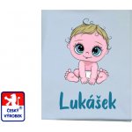 Dětský svět Dětská deka miminko chlapeček se jménem miminka – Sleviste.cz